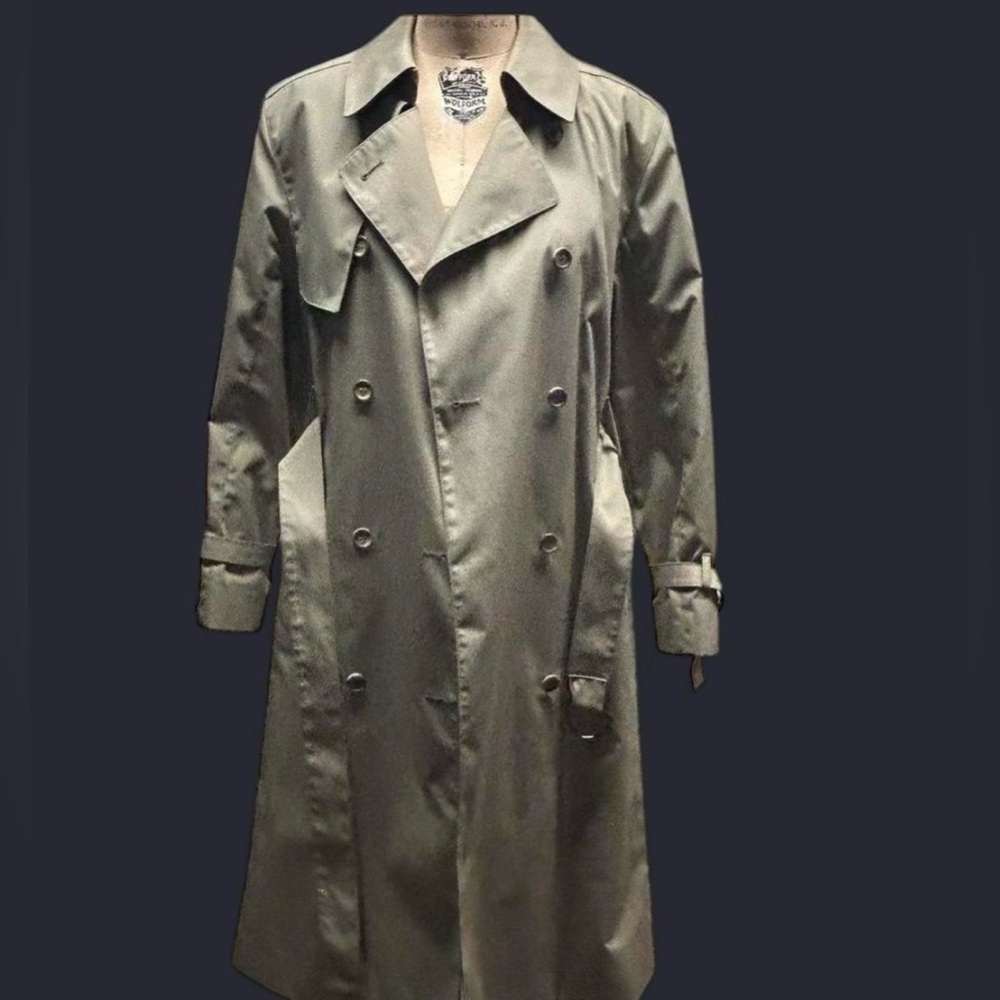 London Fog Tan Trench Coat - Picture 5 of 15